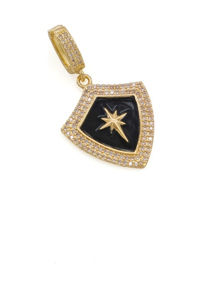 Ajda Charm Çelik Altın Kaplama Kadın Kuzey Yıldızı Model-chr-107 Gold