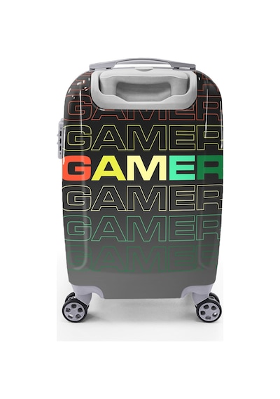 Coral High Gamer Desenli Kabin Boy Valiz 50cm 16546 Çok Renkli