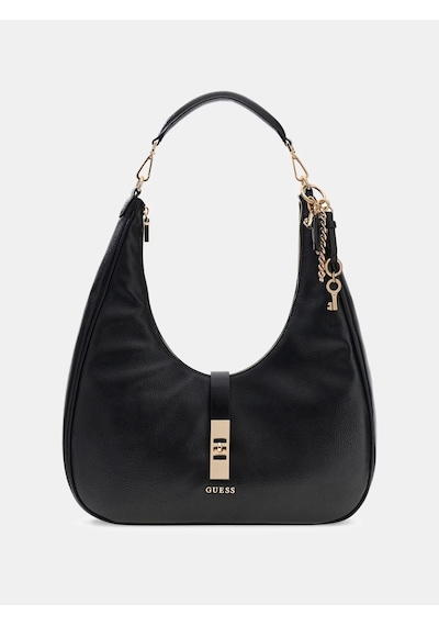 Guess Brooke Hobo Kadın Omuz Çantası Hwbg9897020 Siyah