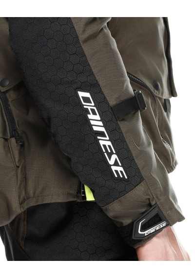 Dainese Daınese Super Adventure Absøluteshell Erkek Mont - Tarmac / Black / Fluo Yellow