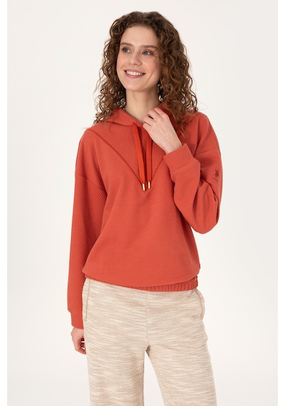 U.s. Polo Assn. Kadın Gül Kurusu Sweatshirt 50309464-vr026 Gul Kurusu