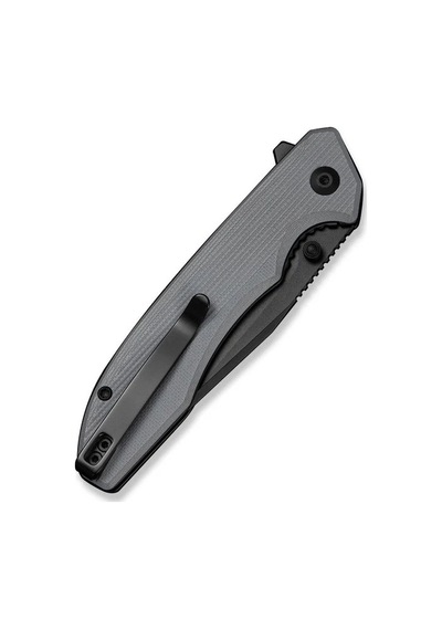 Sencut Sylor Gray G10 Handle Black D2 Blade Kamp Çakı Gri