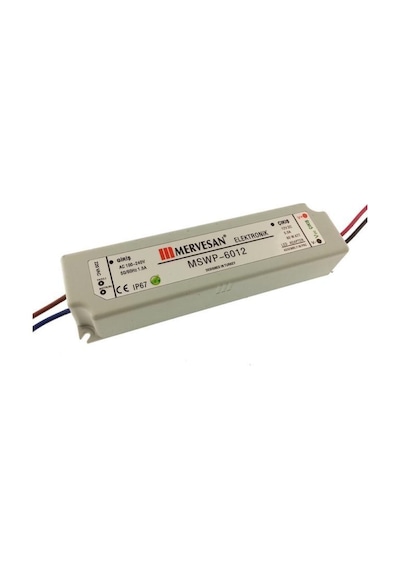 Mervesan Mswp-60-12 12v 5 Amp Swıtchıng Adaptör Ip67