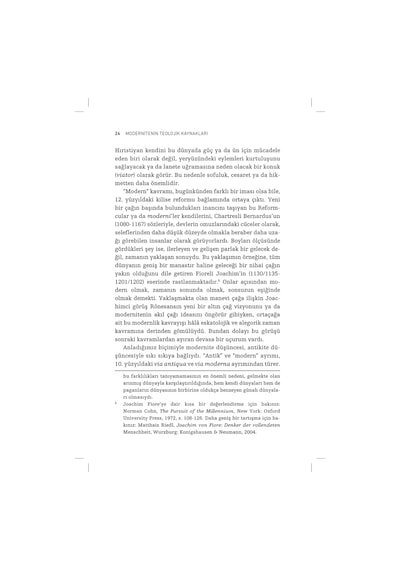 Modernitenin Teolojik Kaynakları