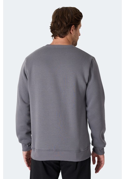 Slazenger Megar I Erkek Gri Sweatshirt Gri