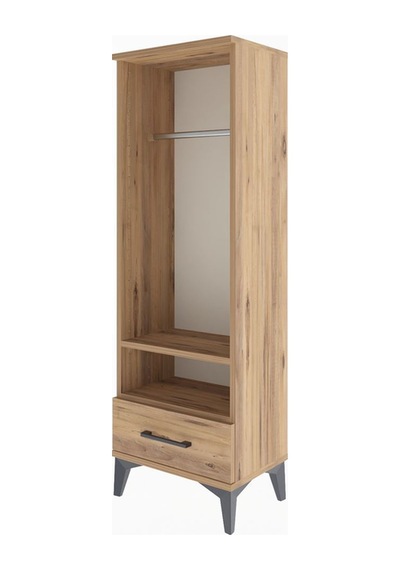 Arges Dolap 2 Raflı Tek Çekmeceli Tek Askılı 44x30x134 Çam-çam Atlas Çam Arges Dolap 2 Raflı Tek Çekmeceli Tek Askılı 44x30x134 Çam-çam Atlas Çam