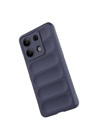 Xiaomi Redmi Note 13 4g Kılıf Kamera Korumalı Esnek Silikon Parmak Şeritli Celikaksesuar Kırmızı