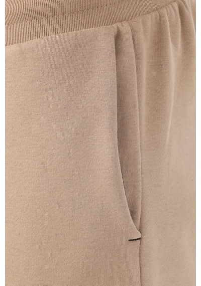 Maraton Sportswear Regular Erkek Ribana Paça Basic Açık Vizon Eşofman Altı 21299-açık Vizon Açık Vizon