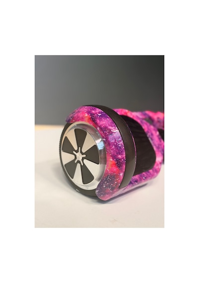 Hoverboard 6.5 İnç Led Işıklı Taşıma Kollu 36v 5.2ah Elektrikli Kaykay Pembe