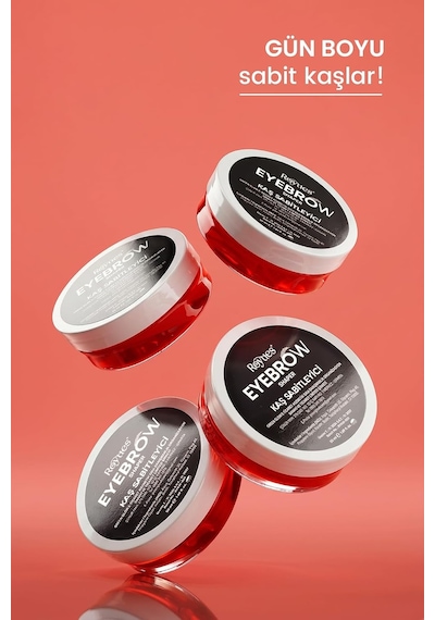 Kaş Sabitleyici Wax Jel 50ml - Uzun Süre Kalıcı, Şekillendirici, Şeffaf Formül Çok Renkli