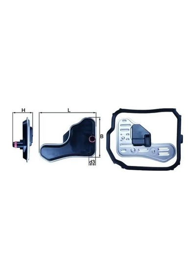 Renault Clio 3 Sanziman Filtresi 1.2 2006-2012 Mahle Hx148d