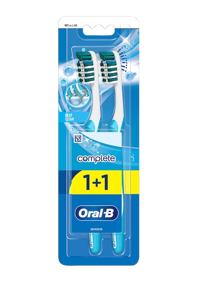Oral-B Diş Fırçası Complete Ekstra Uzun Kıllar 40 Orta 1+1
