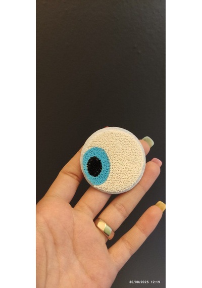 Ütü İle Yapışan Punch Dokuma Göz Arma Dikiş Aplike 5x5 Cm