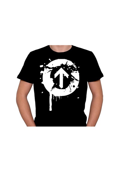Up Down Yukarı Ok Retro İşaret Tişört Unisex T-shirt 001