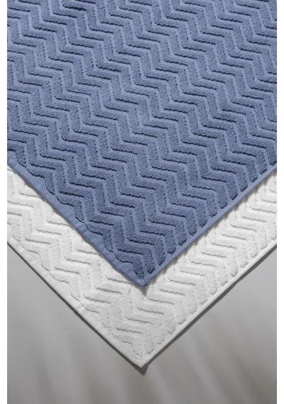 Taffeta X Bathmat Sky - Ekstra Yumusak, Modern %100 Pamuk 50X75Cm Mavi