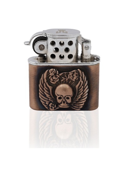 Zekupp Joker Çakmak - Zippo Kuru Kafa Tasarımlı Çakmak N11.3509