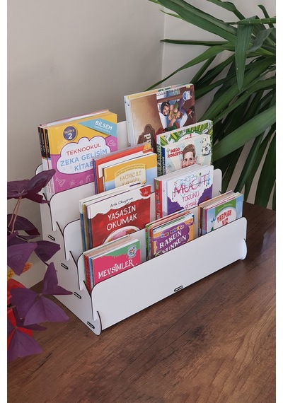 Mini Lucky Montessori Çocuk Kitaplığı 4 Raflı Ahşap Çocuk Odası Kitaplık Masaüstü Mini Kitaplık Beyaz - 570895571 Beyaz Mini Lucky Montessori Çocuk Kitaplığı 4 Raflı Ahşap Çocuk Odası Kitaplık Masaüstü Mini Kitaplık Beyaz - 570895571 Beyaz