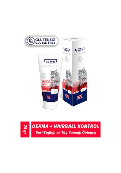 Kediler İçin Deri Sağlığı Ve Anti Hairball Tüy Yumağı Önleyici Kedi Macunu 75 Ml