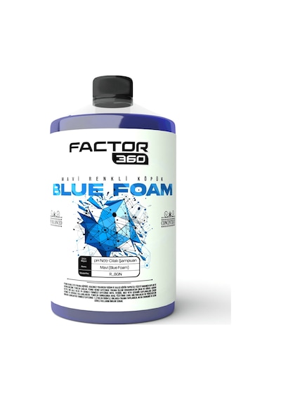 Blue Foam Mavi Renkli Oto Yıkama Köpüğü Oto Şampuan 1 L