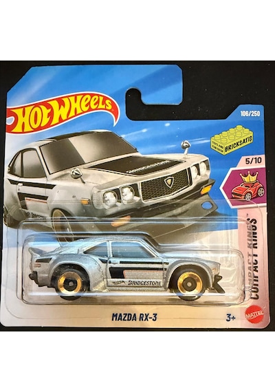 Hot Wheels Tekli Arabalar Mazda Rx-3 Jjj82 Compact Kings Çok Renkli