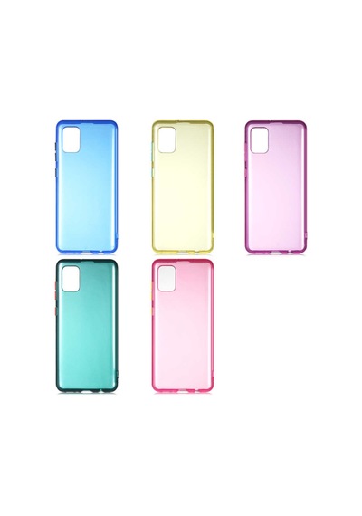 Samsung Uyumlu Galaxy A31 Kılıf Zore Bistro Kapak-Pembe