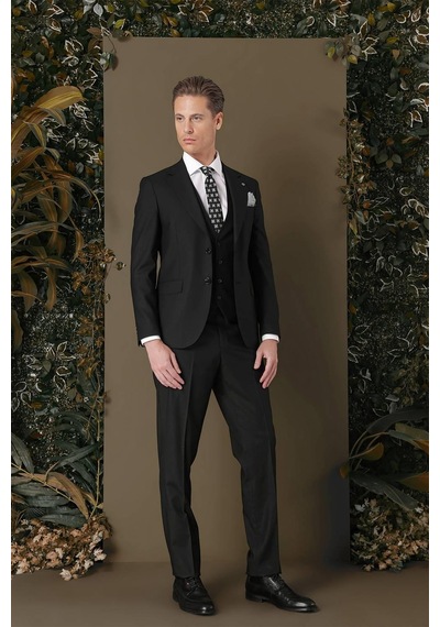 Efor Tk 881 Slim Fit Siyah Klasik Takım Elbise Siyah Efor Tk 881 Slim Fit Siyah Klasik Takım Elbise Siyah