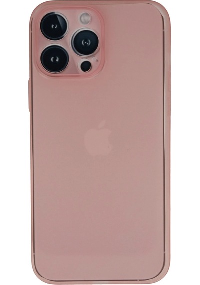Newface - 955 - iPhone Uyumlu 13 Pro Kılıf Pp Ultra İnce Kapak - Csmo-tex - - Pembe