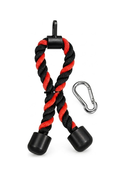 70 Cm 28mm Kalın Profesyonel Triceps Halatı - Rope Pushdown - Cable Egzersiz Aparatı