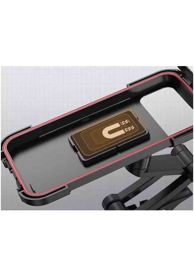Rock Universal Geri Çekilebilir Motorsiklet / Bisiklet Telefon Tutucu Siyah