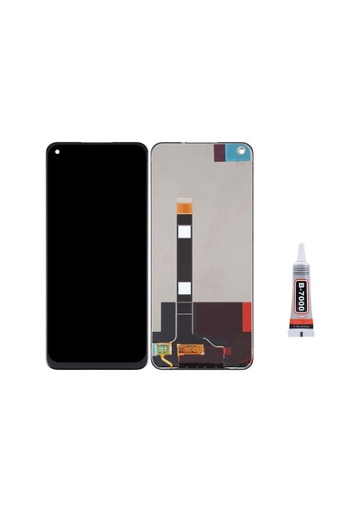 Oppo Realme 8 5g Uyumlu Ekran Lcd Dokunmatik B7000 15ml Yapıştırıcı İle Beraber Yc