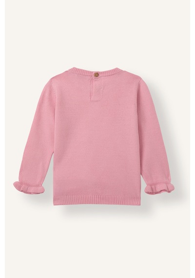 Defacto Oversize Bisiklet Yaka Düşük Omuzlu Basic Triko Kazak H8470a526aupn445 Pembe-pn445