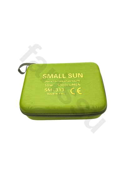 Sm-313 50w 5000 Lümen Profesyonel Şarjlı El Feneri - 1.5 Km Menzilli & 7200 Mah Güçlü Batarya Seti Siyah