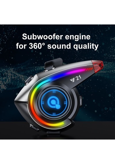 Çeşithane Y21 Akıllı Kask Kulaklık Hd Ses & Net Çağrı, Bluetooth Motosiklet Kask Kulaklığı, Suya D