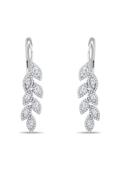 0.80 Karat Laboratuvar Pırlanta Tasarım Küpe - Hrd Sertifikalı 05972773