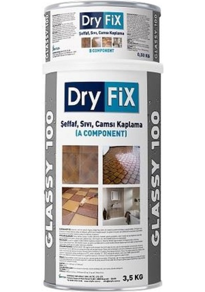 DryFix Glassy100 Şeffaf Sıvı Camsı Kaplama 4 Kg