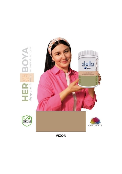 Stella Serisi Yeni Nesil Yüzey Dönüşüm Boyası - Vizon Diğer