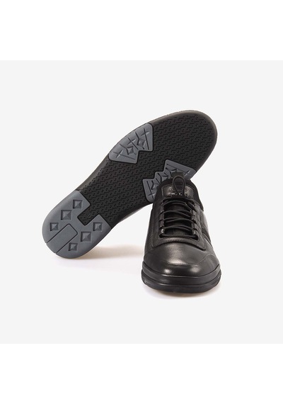 Kemal Tanca Hakiki Deri Bağcıklı Erkek Spor & Sneaker 9779 Siyah