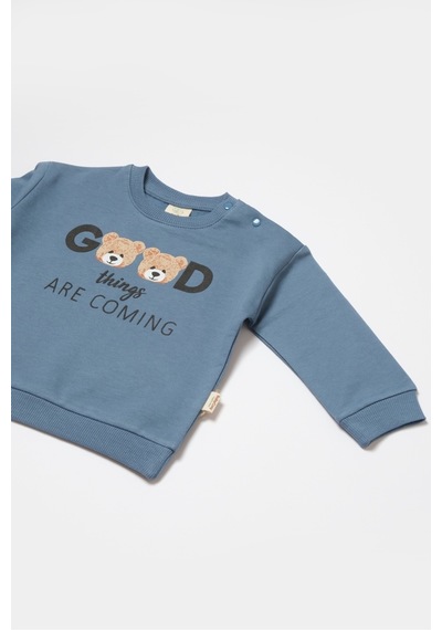 BabyCosy Organik Sweatshirt & Pantolon Takımı Csy8009 001