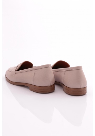Dgn 010 Kadin Küt Burun Şekilli Babet 010-2109-R4971 Gümüş