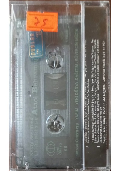 Plak Değildir Kaset Tir Ataol Behramoğlu Bir Gün Mutlaka Kaset
