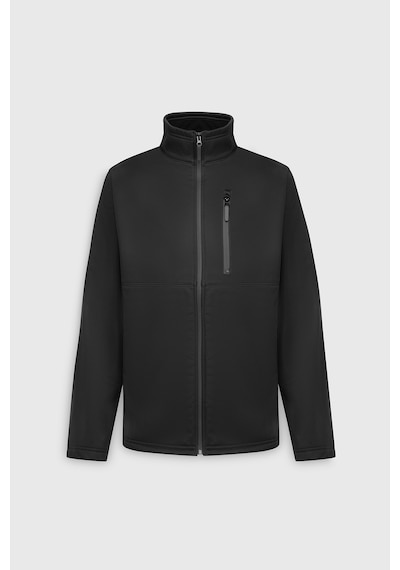 AC&Co / Altınyıldız Classics  Erkek Sıyah Sıcak Tutan Comfort Fit Rahat Kesim Dik Yaka Mont Siyah