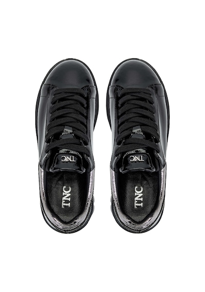 Tamer Tanca Kadın Deri/suni Siyah Rugan Sneakers & Spor Ayakkabı 1009 05 Bn Ayk Sk24-25 Syh Rgn/ant Rgn Siyah Rugan Siyah