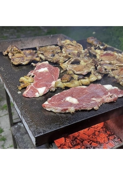 Bazalt Pizza, Fırın Taşı, Ekmek, Mangal Taşı 30 30 Cm Doğal Bazalt Pişirme Taşı