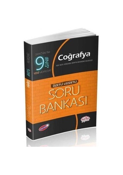9.Sınıf Coğrafya Konu Lezzetli Soru Bankası - Editör Yayınev