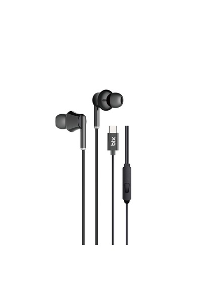Bix HF01C Type-C Extra Bass Destekli Mikrofonlu Kablolu Kulakiçi Kulaklık