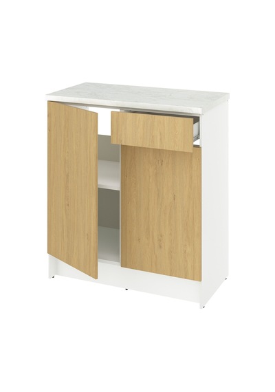 Ikea Meşe Modern Mutfak Dolabı 120 Cm Meşe Görünümlü