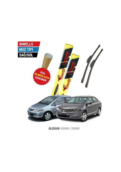 Inwells Honda City Muz Silecek Takımı 2006 - 2011
