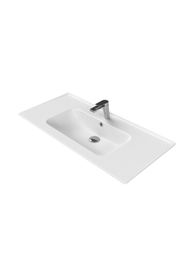 100x47 Cm Etajerli Seramik Banyo Ürünü, Şık Tasarım 508 Yeşil