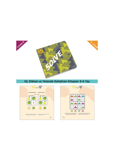 Level-2 3-4 Yaş / Iq. Dikkati Güçlendirme Seti-Anasınıfı