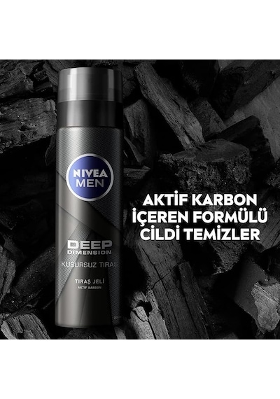 Nıvea Men Deep Dimension Tıraş Jeli 200ml X 2 Adet